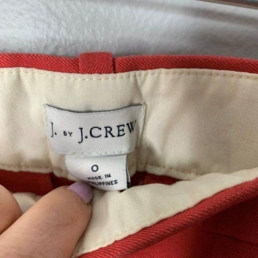 J. Crew Orange Skinny‎ Ankle Pants - Picture 2 of 3